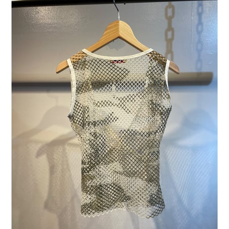 camouflage mesh design tops