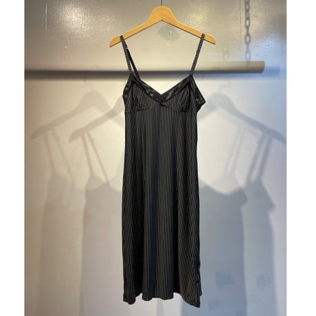 Euro stripe design cami one piece