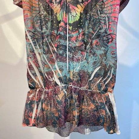 Butterfly pattern tops