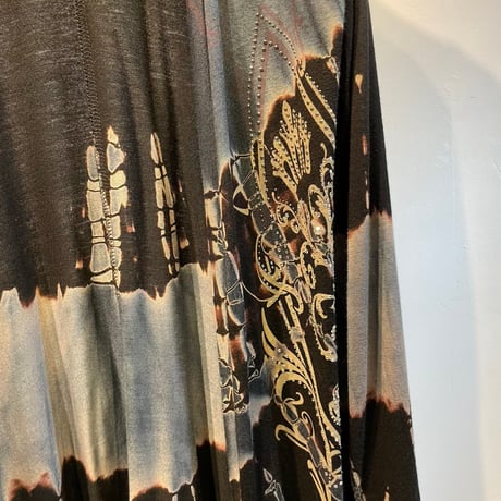 Grunge spangle design cardigan tops