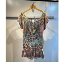 Butterfly pattern tops