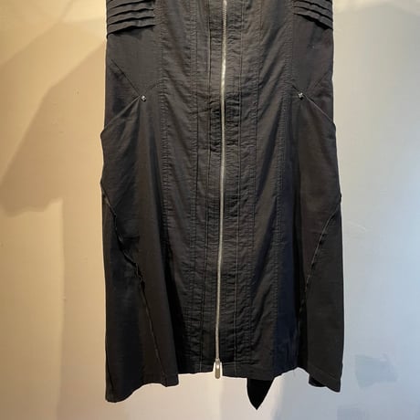 Euro zip design one-piece