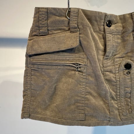 G-STAR military design mini skirt