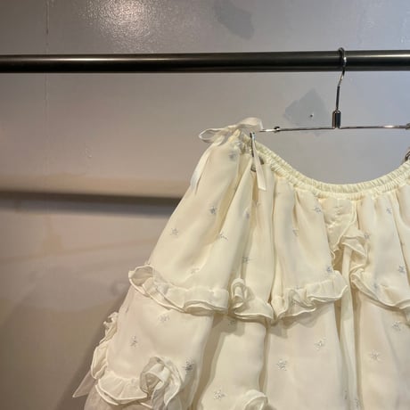 Angelic Pretty star lolly volume frill skirt