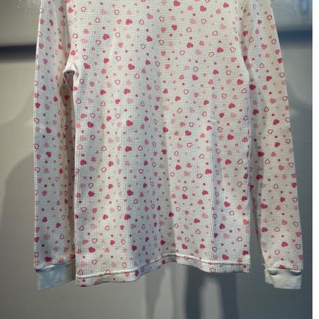 Heart design thermal tops