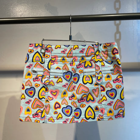 FISH BORN Euro Y2K design mini skirt