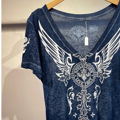 AFFLICTION grunge design T-shirts