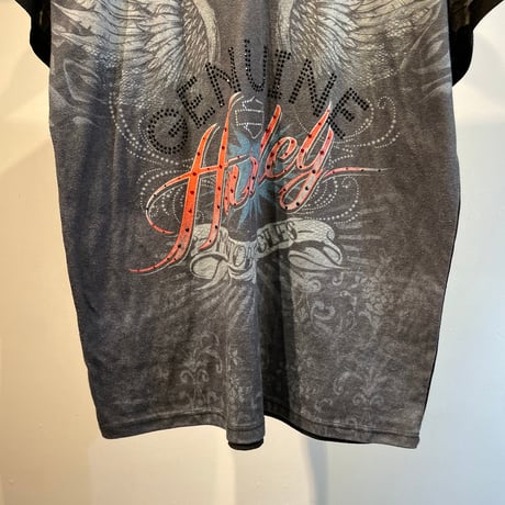 Harley Davidson spangle design tops