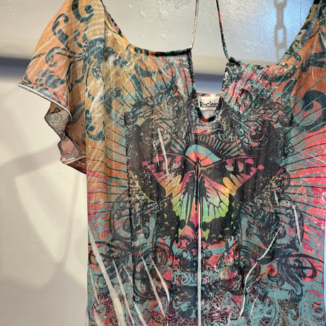 Butterfly pattern tops