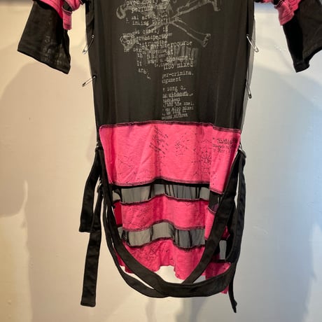 h anarchy punk design bondage tops