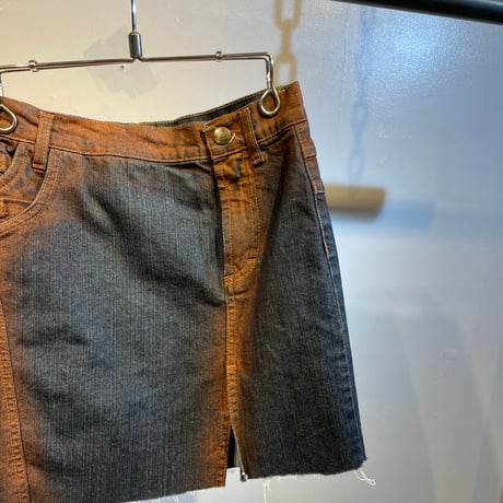 Just Cavalli design denim mini skirt