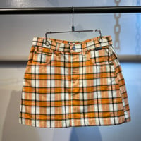 Euro check design skirt