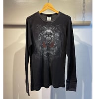 Euro grunge design skull thirmal tops