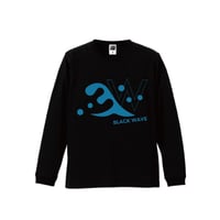 【BLACK WAVE】家紋 ロングスリーブ Tシャツ