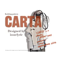 CARTA【PDF knitting pattern】Japanese ver.