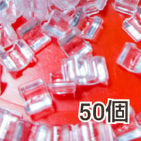 アクリルヘアゴムパーツ★50個