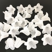 アクリルフラワー★ホワイト50個