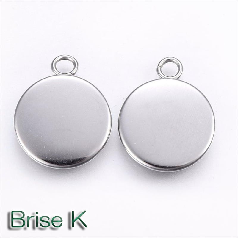 ミール皿カボションパーツ☆ペンダント☆25mm☆10個 | ☆Brise-K☆