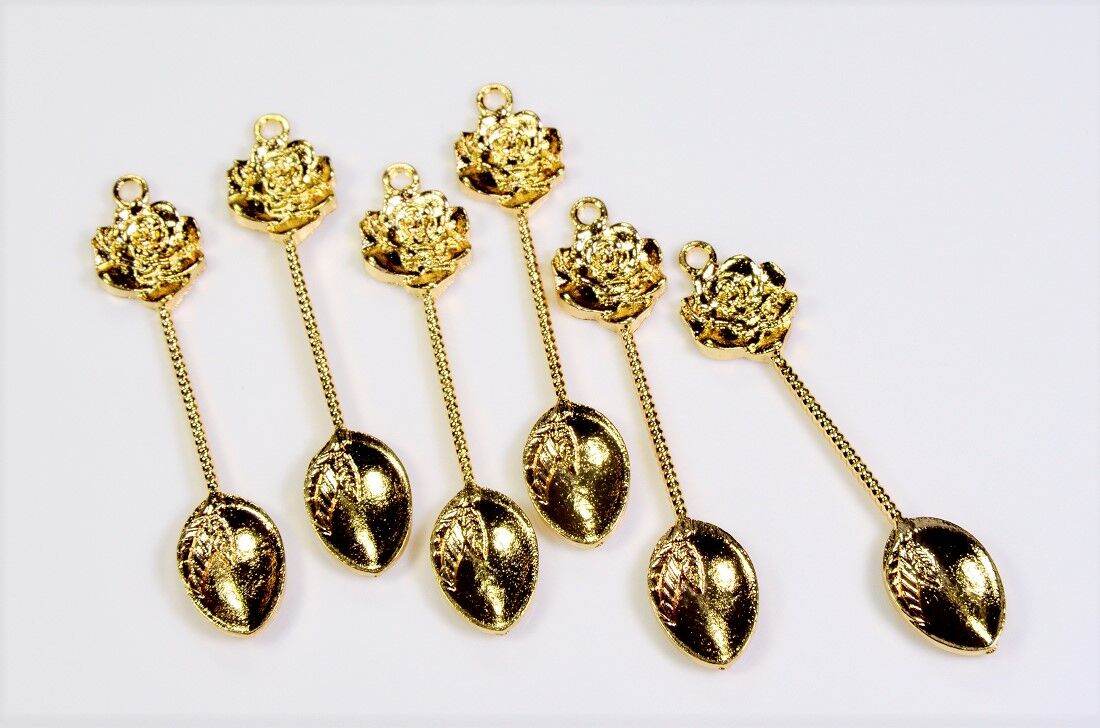 アンティーク調スプーンチャーム☆2個 | ☆Brise-K☆