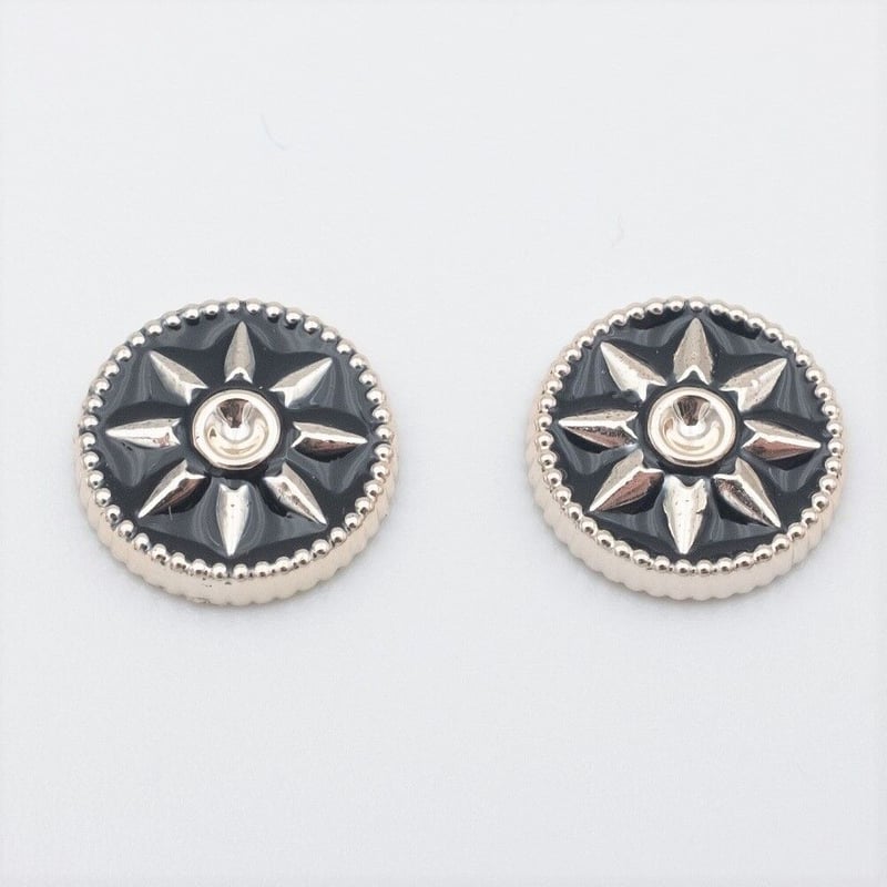 スマイル・太陽デコパーツ10個☆白黒 | ☆Brise-K☆