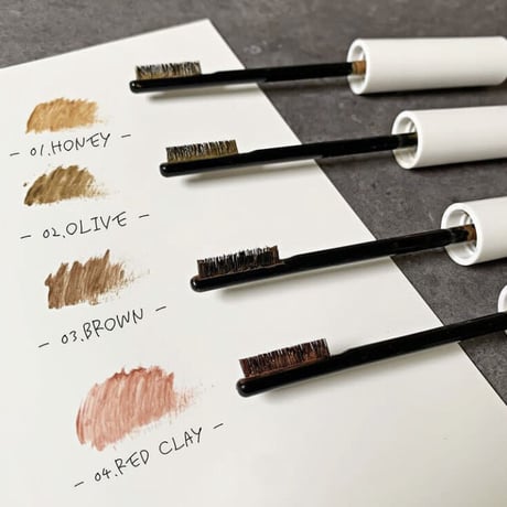 Omeme　オメメ　アイブロウマスカラ  -02.olive-　 正規品