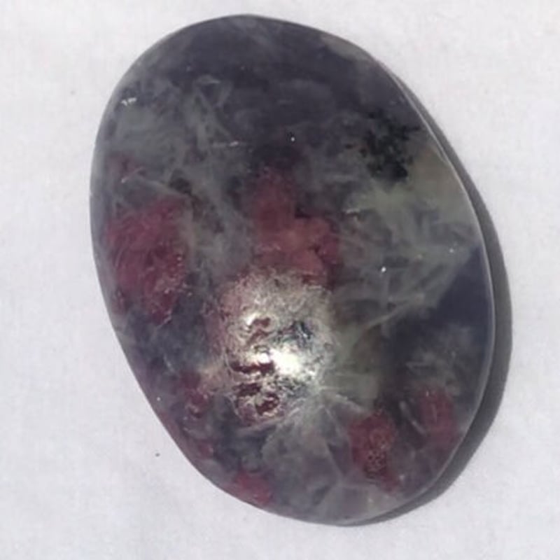 ユニコーンハート 握り石♡No638 天然石 ユニコーン ストーン 9mm ダークピンクカラー ブレスレット