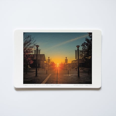 写真 [ Onagawa sunrise 2020 day3-3 ] ポストカードサイズ(15x10)