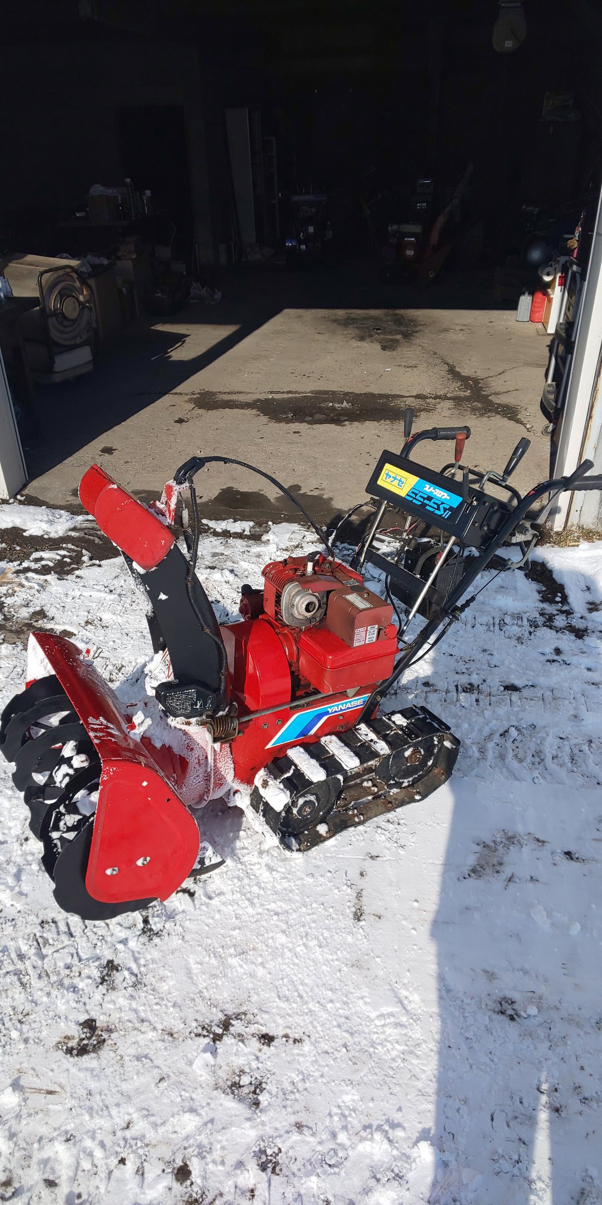北海道限定 除雪機 ヤナセ スノースロワー アイテム説明熟読願います