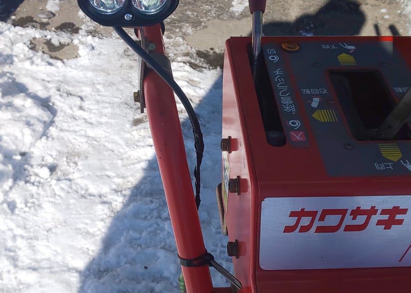 北海道限定 除雪機 カワサキ マイスノー アイテム説明熟読願い