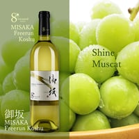 【シャインマスカットセット】御坂 MISAKA Freerun Koshu（フリーラン甲州／白ワイン／辛口／シャインマスカット）