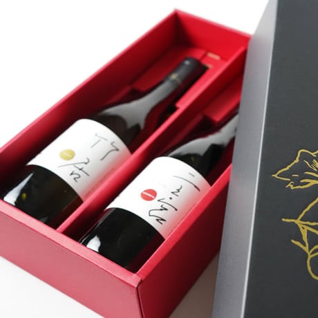 【樽熟成ギフトセット】竹居 TAKEI 二之宮 NINOMIYA Gift Set（甲州　辛口／マスカットベーリーA　辛口／ 樽熟成ギフトセット）