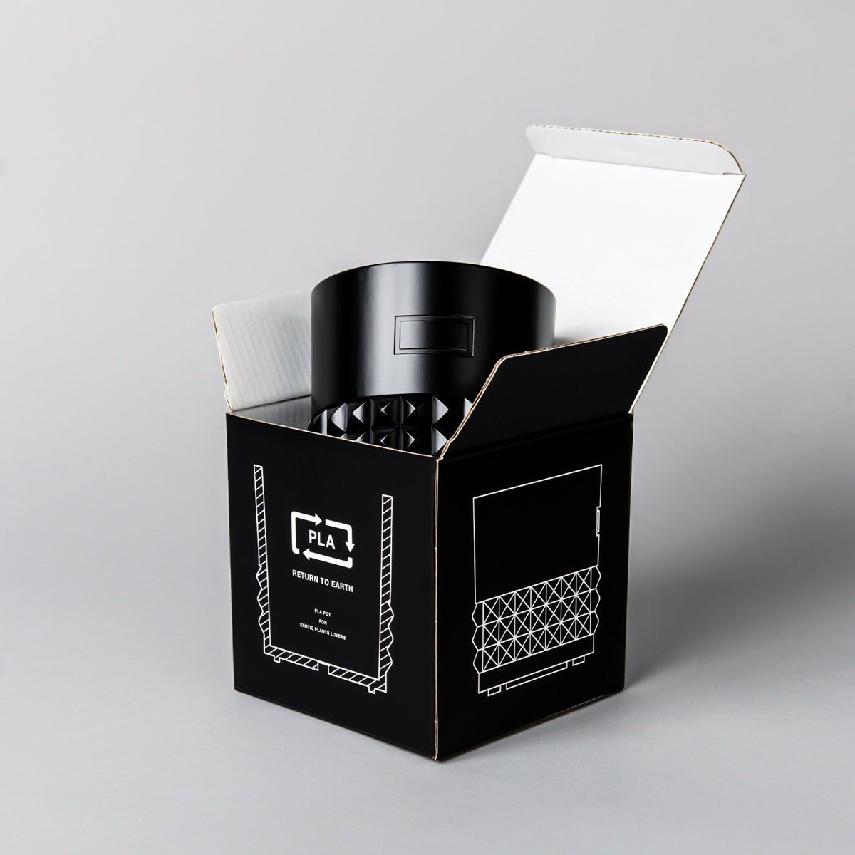 BOTANIZE PLA POT STUDS “Black” | W&Co. BOTANIZE PLA POT STUDS “Black” | W&Co.