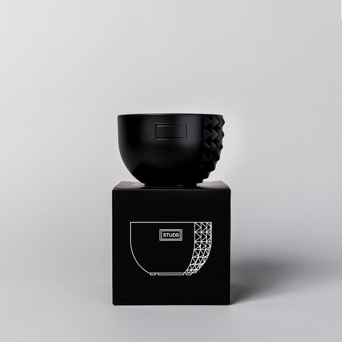 鉢・プランター BOTANIZE PLA POT STUDS MEDIUMsize BOTANIZE PLA POT STUDS “Black” | W&Co.