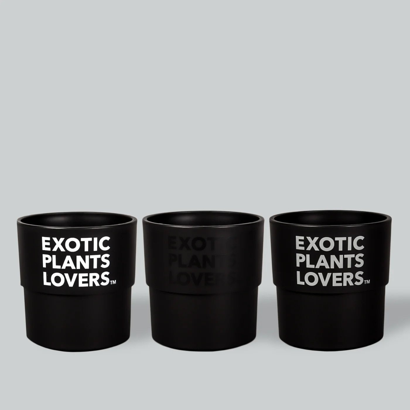 BOTANIZE コラボ プラ鉢 3点セット BOTANIZE PLA POT EXOTIC PLANTS LOVERS 3pcs【1SET