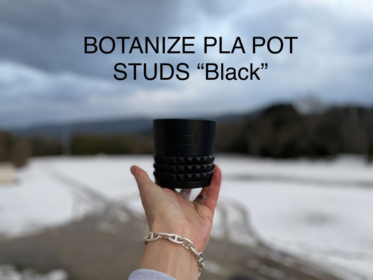 BOTANIZE PLA POT STUDS “Black” | W&Co.