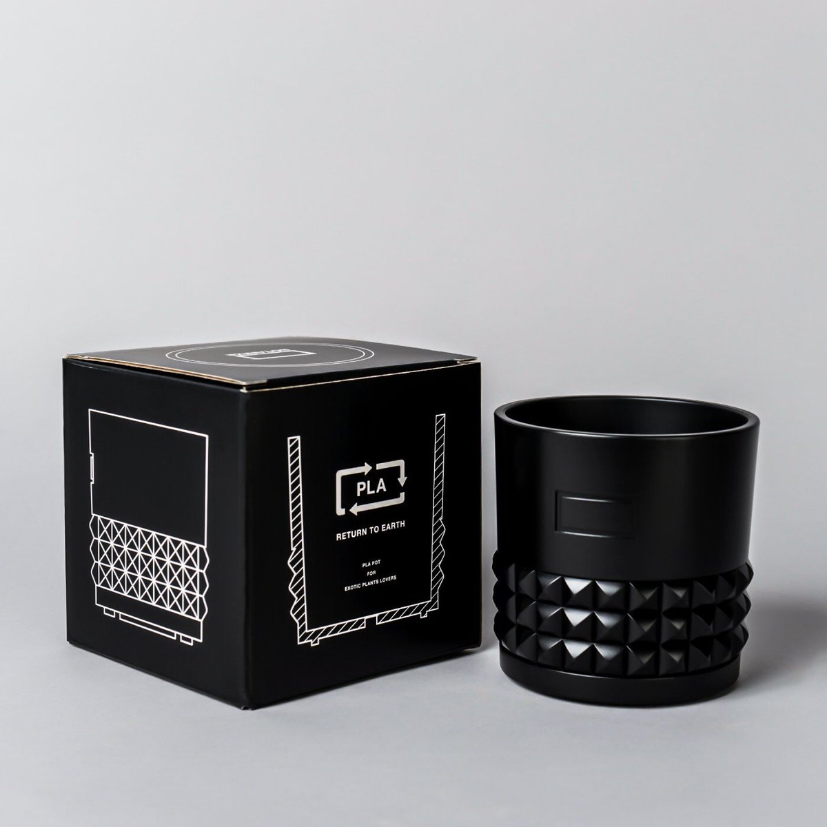 ボタナイズBOTANIZE PLA POT BOWL STUDS Black L BOTANIZE PLA POT STUDS “Black” | W&Co.