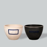 BOTANIZE PLA POT BOWL STUDS “Black” MEDIUM size