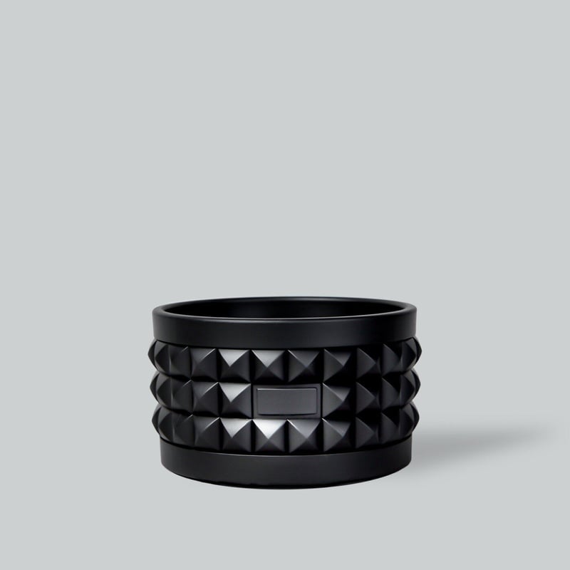 BOTANIZE バンクシー プラスチック鉢 BOTANIZE PLA POT BOWL STUDS “Black” LARGE size