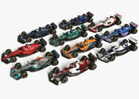 フェラーリ フォーミュラマニアシリーズ ファンパッケージ（10台セット）メタルトイカー PVCボックス付き