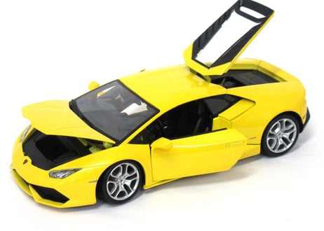 Bburago/ブラーゴ　1:18　ランボルギーニ　ウラカン　パールイエロー　No.200-574