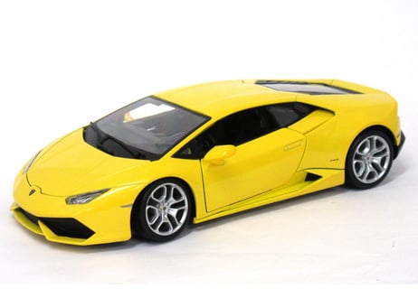 Bburago/ブラーゴ　1:18　ランボルギーニ　ウラカン　パールイエロー　No.200-574