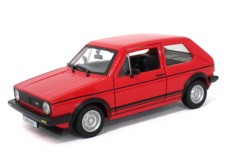 Bburago/ブラーゴ 1:24 1979ワーゲンゴルフ MK1GTI レッド No.200 Bburago/ブラーゴ 1:24 1979ワーゲンゴルフ MK1GTI レッド No.200