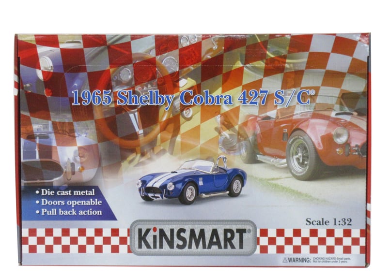 KiNSMART ミニカー 1:32 シェルビー コブラ 427S/C 1965 4色 KiNSMART ミニカー 1:32 シェルビー コブラ 427S/C 1965 4色