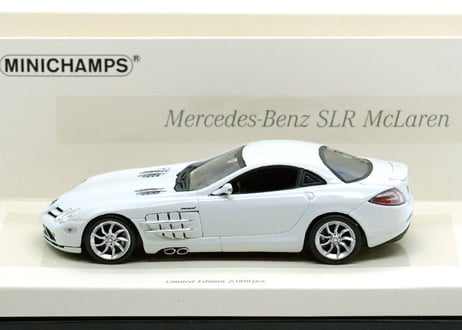 Minichamps/ マクラーレン Benz McLaren SLR white スペシャルバージョン ミニカー 1/43