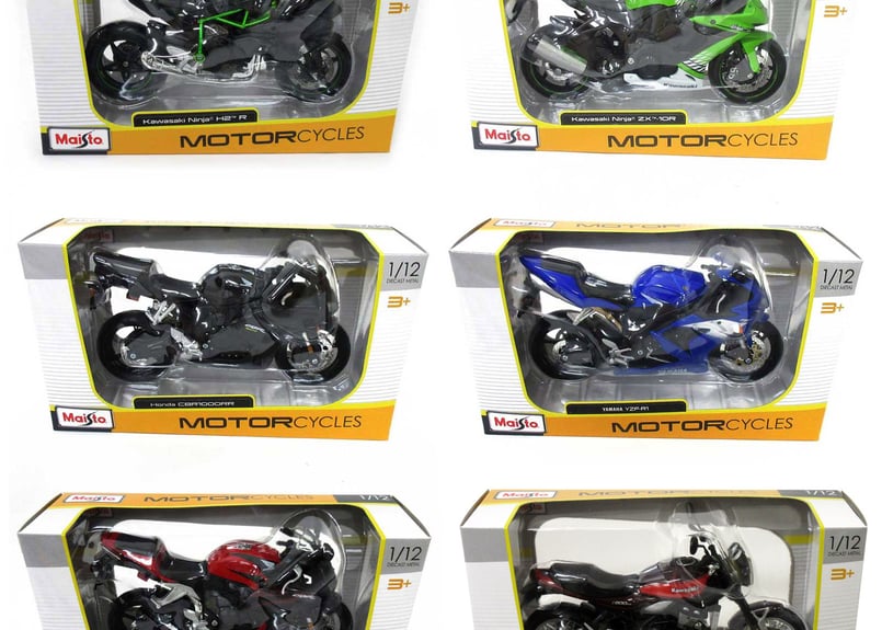 ミニカー?バイク＞Maisto 1：12 JAPAN モーターサイクル 6種