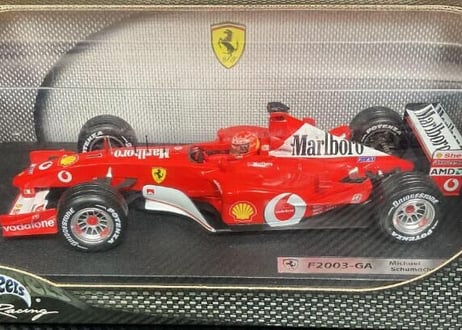 HW(HotWheels)/ Ferrari F2003-GA Pre-season MSC ミニカー 新品