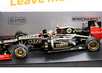 Minichamps/ ロータスLotus E20 アブダビ GP Abu Dhabi Raikkonen ライコネン　ミニカー 1/18