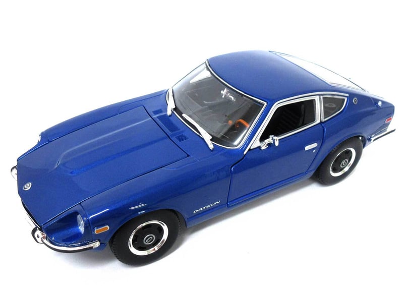 Maisto ミニカー 1:18 1971 ダットサン 240Z ブルー No.200-116