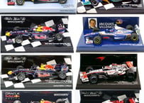 【12台セット】マクラーレン　レッドブル　ザウバー　ルノーF1マシンミニカー