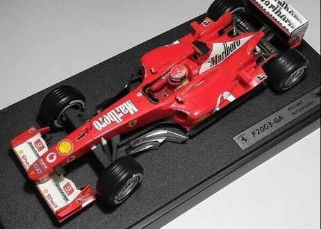HW(HotWheels)/ Ferrari F2003-GA Pre-season MSC ミニカー 新品